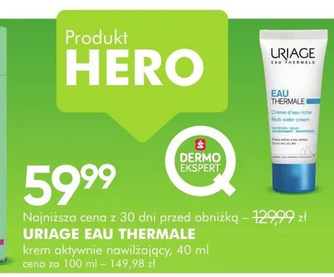 Krem aktywnie nawilżający promocja w Super-Pharm