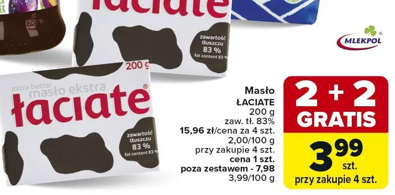 Masło promocja w Carrefour Market