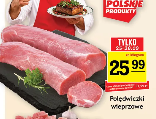 Polędwiczki wieprzowe promocja w Gram Market