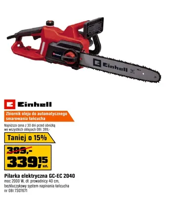 Pilarka elektryczna GC-EC 2040 promocja w OBI