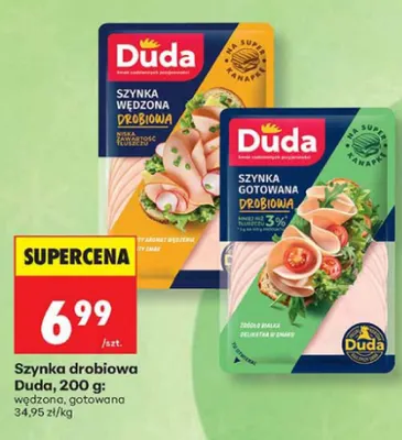 Szynka drobiowa gotowana Duda promocja w Biedronka