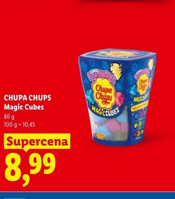 Guma balonowa Magic Cubes Chupa Chups promocja w Lidl