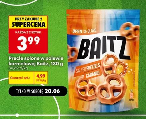 Precle solone w polewie karmelowej Baitz promocja w Biedronka