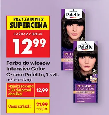 Farba do włosów Intensive Color Creme promocja w Biedronka