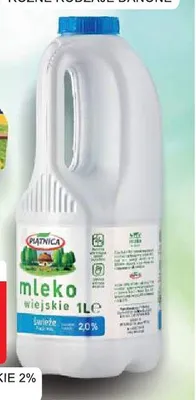 Mleko Wiejskie 2% Piątnica promocja w Bingo