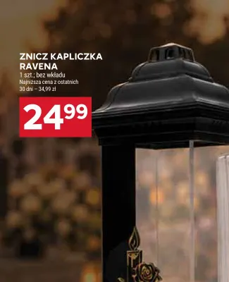 Znicz kapliczka Ravena bez wkładu promocja w Stokrotka