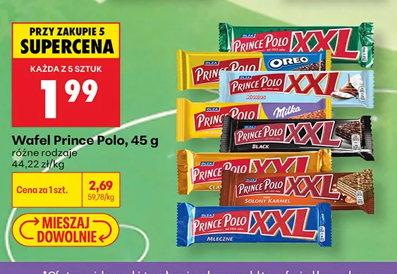 Wafel Prince Polo Kokos promocja w Biedronka
