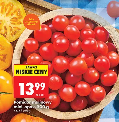Pomidor malinowy mini promocja w Biedronka