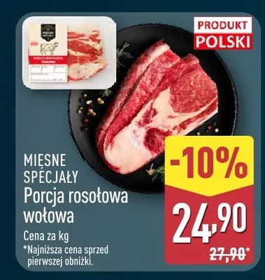 Porcja rosołowa wołowa promocja w Aldi