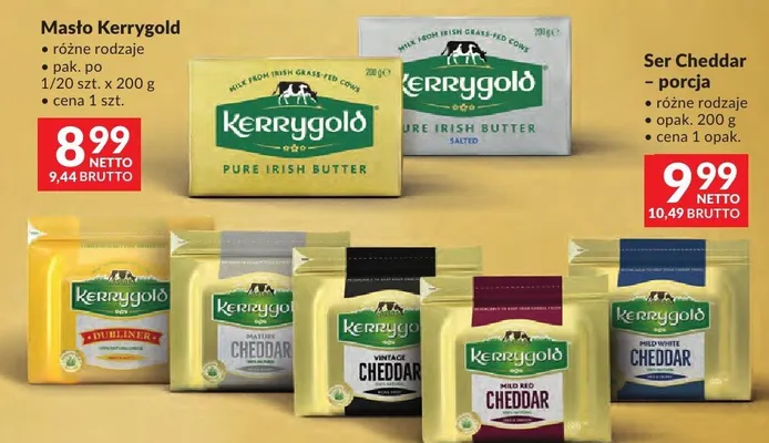 Masło Kerrygold różne rodzaje promocja w Makro