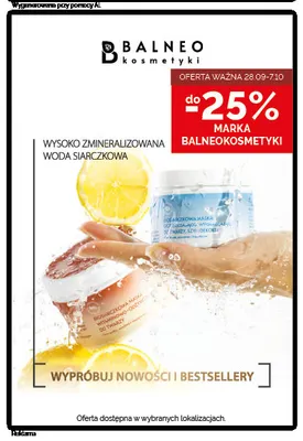 Biosiarczkowa maska oczyszczająco-wygładzająca do twarzy, szyi i dekoltu Balneokosmetyki promocja w Ziko Dermo
