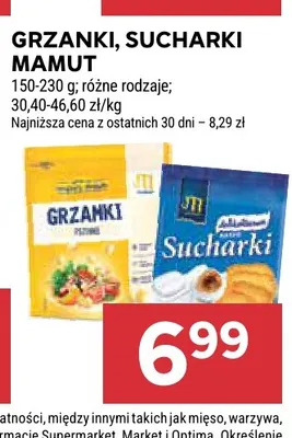 Sucharki Mamut promocja w Stokrotka