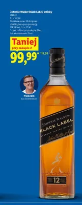 Whisky Johnnie Walker Black Label promocja w Lidl