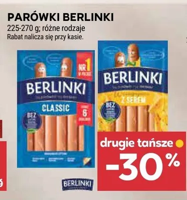 Parówki berlinki promocja w Stokrotka