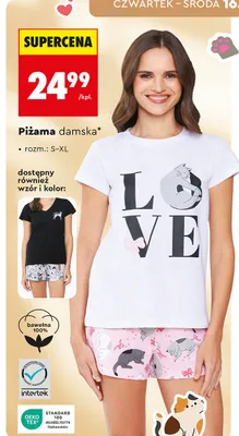 Piżama damska promocja w Biedronka