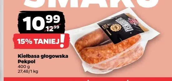 Kiełbasa głogowska Pekpol promocja w Netto