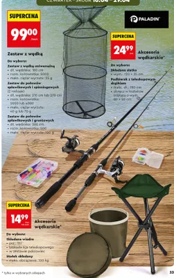 Zestaw z wędką uniwersalną promocja w Biedronka