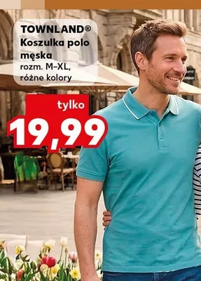Koszulka polo męska rozm. M-XL, różne kolory promocja w Kaufland