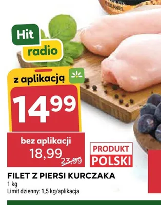 Filet z piersi kurczaka promocja w Stokrotka