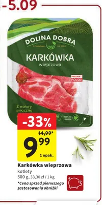 Karkówka wieprzowa kotlety Dolina Dobra promocja w Intermarche