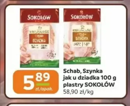 Schab jak u dziadka plastry Sokołów promocja w Gama