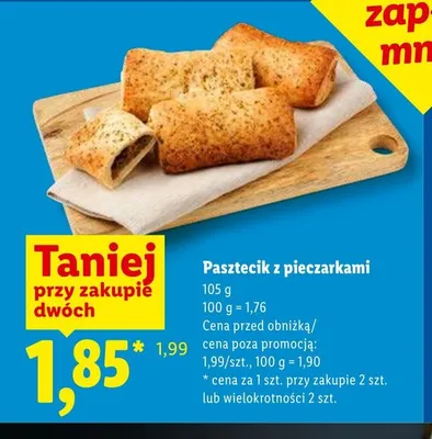 Pasztecik z pieczarkami promocja w Lidl