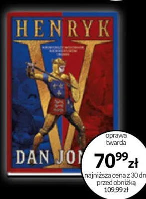 Książka Henryk Dan Jones oprawa twarda promocja w Empik