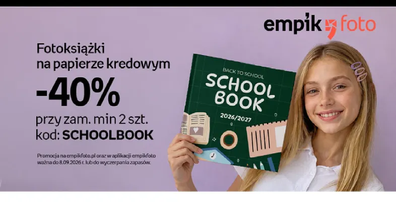 Fotoksiążka na papierze kredowym Empik Foto promocja w Empik