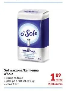 Sól kamienna o'Sole promocja w Makro