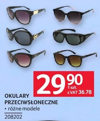 Okulary przeciwsłoneczne, różne modele promocja w Selgros