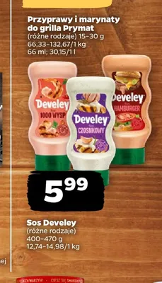 Sos hamburgerowy Develey promocja w Netto