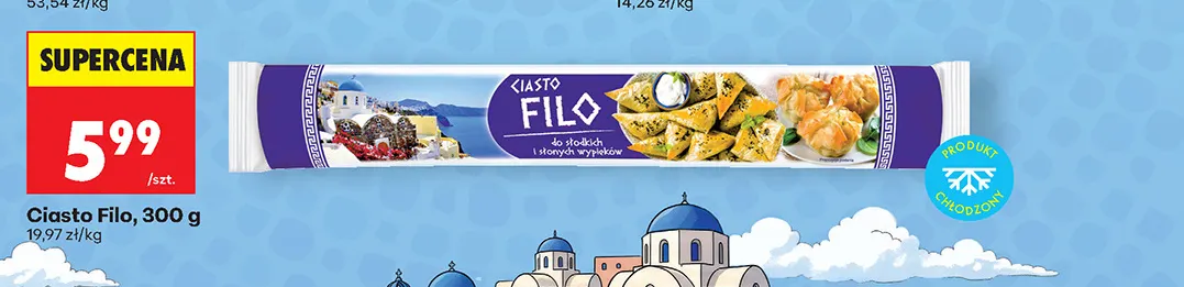 Ciasto filo promocja w Biedronka
