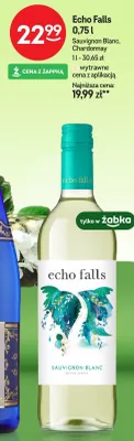 Wino Echo Falls Chardonnay wytrawne promocja w Żabka