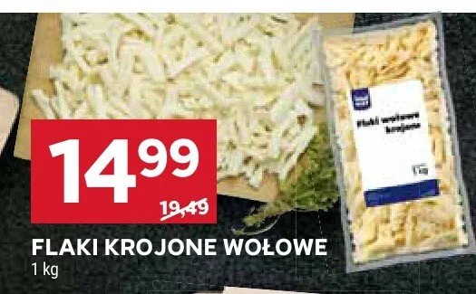 Flaki krojone wołowe promocja w Stokrotka