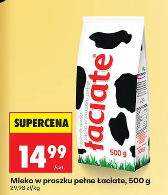 Mleko w proszku pełne promocja w Biedronka