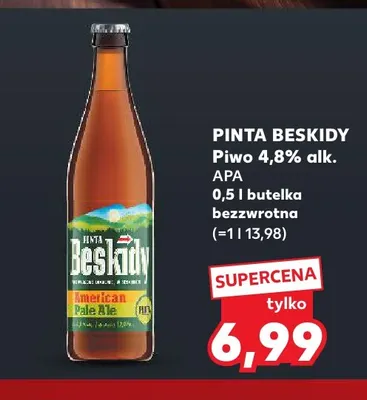 Piwo Pinta Beskidy APA promocja w Kaufland