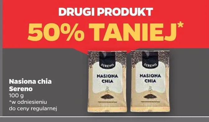 Nasiona chia Sereno promocja w Netto