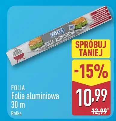 Folia aluminiowa promocja w Aldi