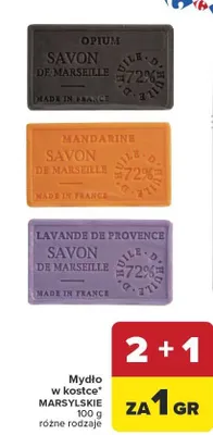 Mydło w kostce Marsylskie promocja w Carrefour