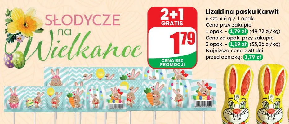 Lizaki na pasku promocja w Dino