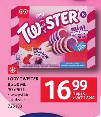 Lody TWISTER promocja w Selgros