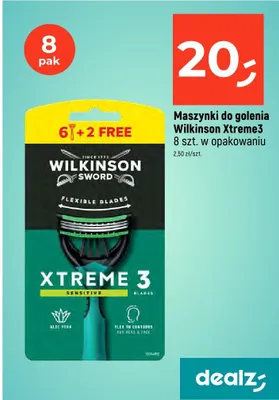 Maszynki do golenia Wilkinson Xtreme3 promocja w Dealz