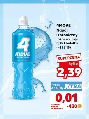 Napój izotoniczny 4MOVE promocja w Kaufland