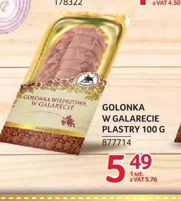 Golonka w galarecie plastry ZMB Białystok promocja w Selgros