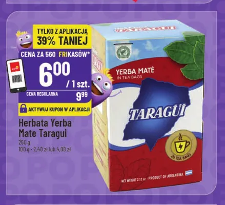 Herbata Yerba Mate Taragüi promocja w POLOmarket