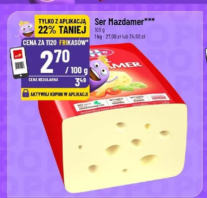 Ser Mazdamer promocja w POLOmarket