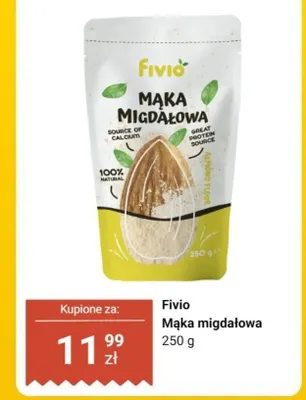 Mąka migdałowa Fivio promocja w Dino