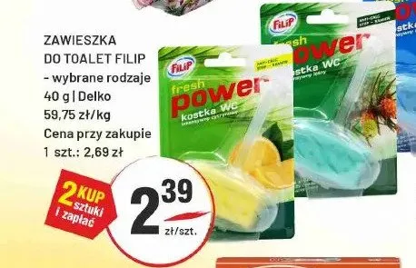 Zawieszka do toalet Filip Fresh Power leśna promocja w Sedal