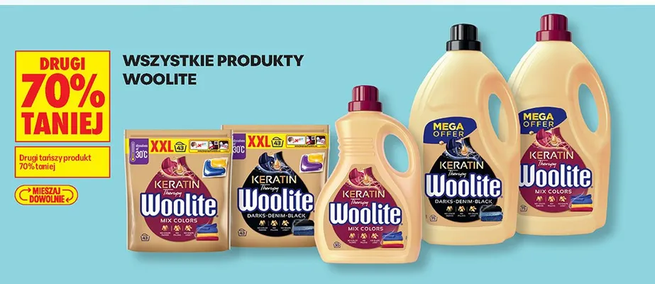 Produkty Woolite promocja w Biedronka