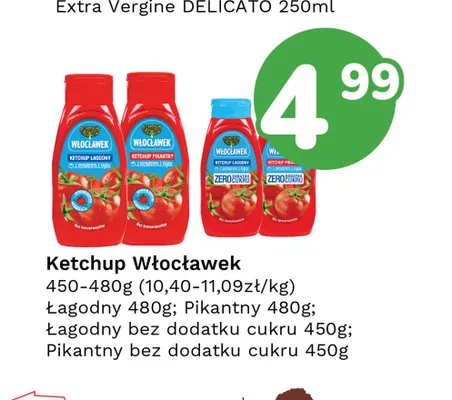Ketchup pikantny bez dodatku cukru Włocławek promocja w Limonka